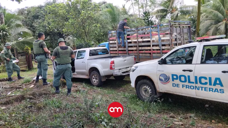 Policías rescatan caballos abandonados, desnutridos y heridos en frontera con Nicaragua