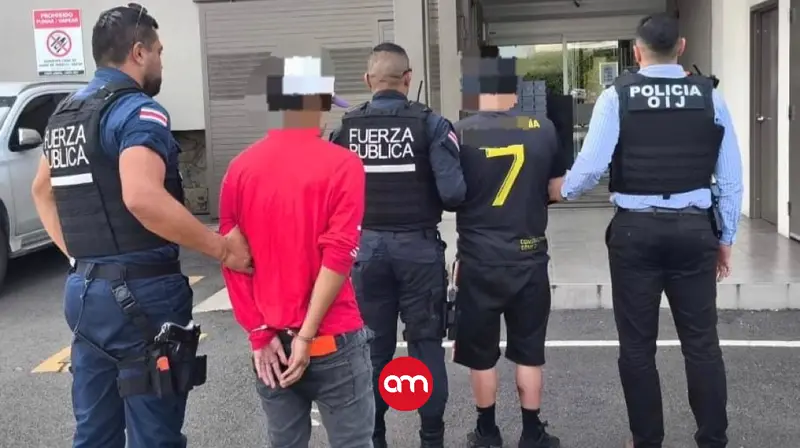 Tres hombres detenidos en Cartago tras ingresar a una casa y agredir a una persona