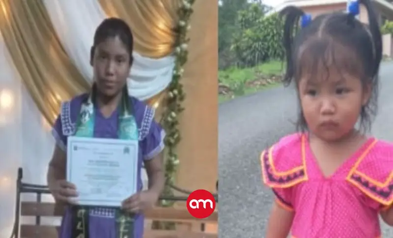 ¡Ayude a encontrarlas! Joven indígena y su hija bebé están desaparecidas