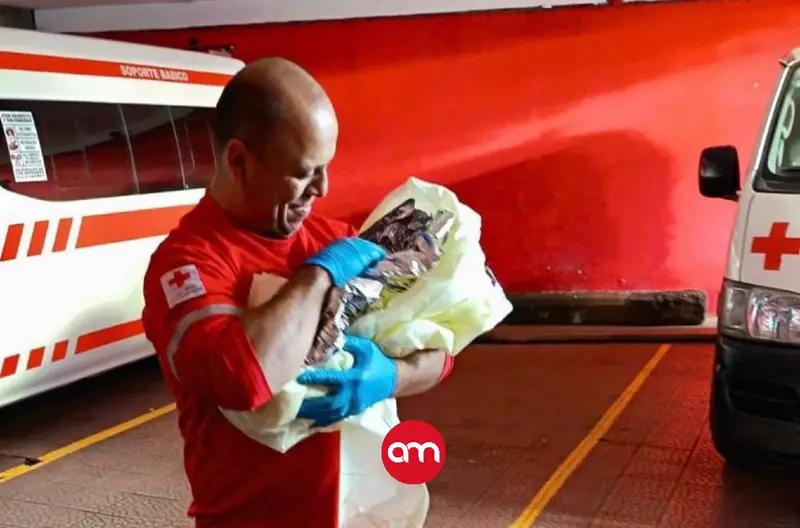 La escena más hermosa del día: cruzrojistas ayudan a una mujer a dar a luz en Santo Domingo