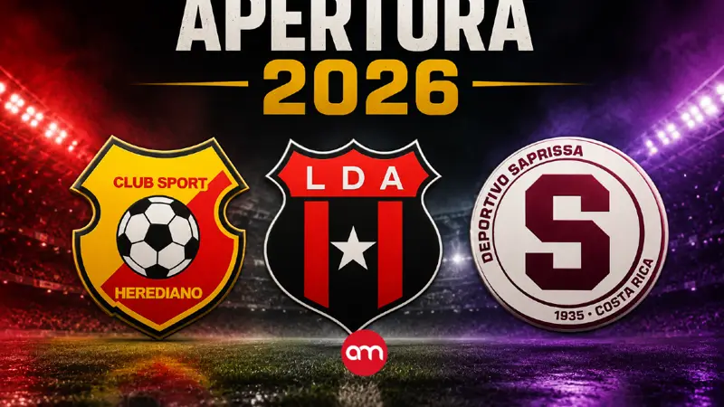Los candidatos al título: Herediano, Alajuelense y Saprissa parten un paso adelante en el Apertura 2026