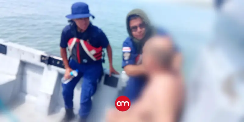 Salvan turista italiano de morir ahogado cuando disfrutaba de sus vacaciones en Costa Rica