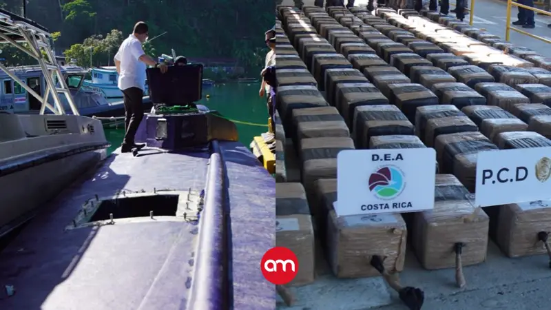 Alerta de la DEA genera histórico decomiso de cocaína: capturan semisumergible con más de tres toneladas