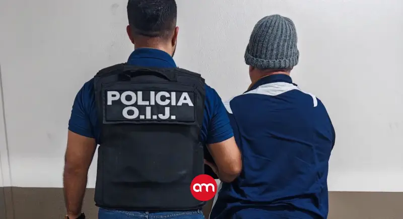 Adulto mayor de 67 años detenido por el OIJ para descontar pena de 30 años de cárcel por violación