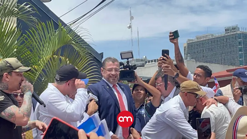 Seguidores de Rodrigo Chaves llegarán a la Asamblea a apoyar al mandatario