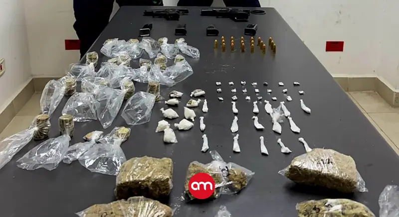 Captura fallida de narco en Curridabat deja decomiso de armas, drogas y dinero