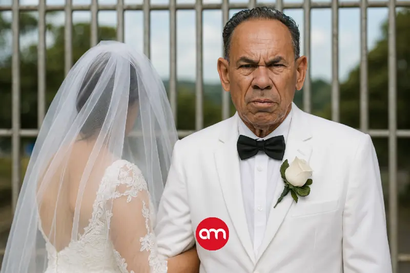 ¡Vestido y alborotado! Boda de "Pecho de Rata" en la cárcel no se pudo realizar