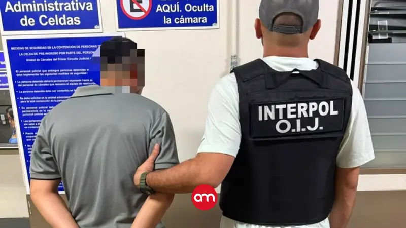 ¡Cae en Costa Rica presunto pandillero salvadoreño buscado por INTERPOL! Era requerido por agrupaciones ilícitas