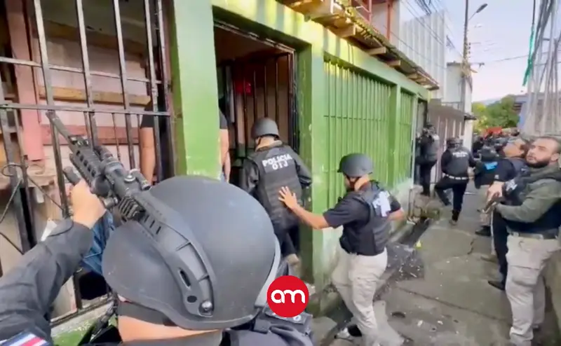 ¡Barrida! OIJ ejecuta 11 allanamientos simultáneos para capturar a violenta banda criminal en Heredia