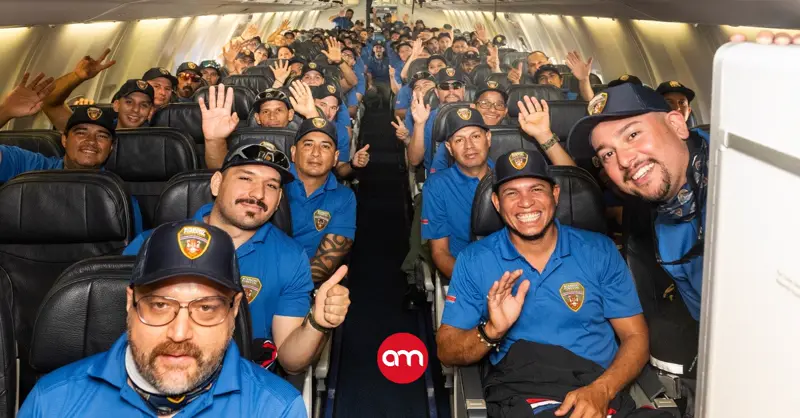 Costa Rica envía a 100 bomberos forestales a Canadá para combatir incendios extremos