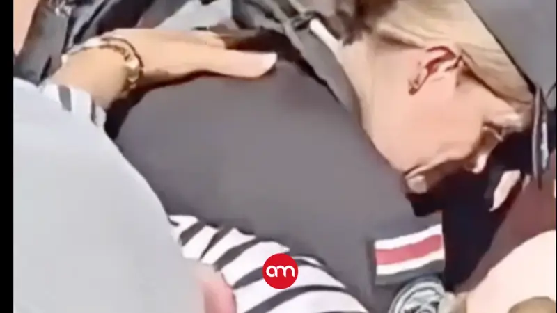 (Video) «¡Ay, jueputa!»: el momento exacto en que la explosión sorprende a Laura Fernández en Crucitas