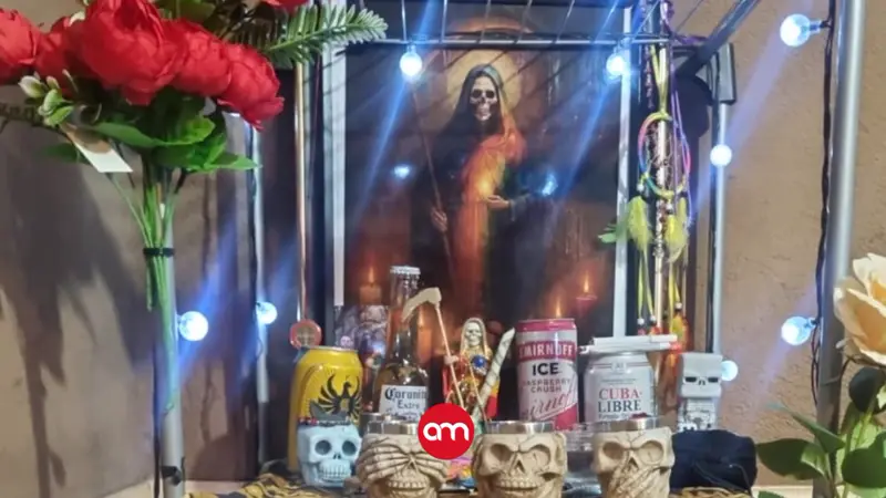 Hallan altar a la Santa Muerte en operativo antidrogas ligado a “Los Maruja” en Orosi