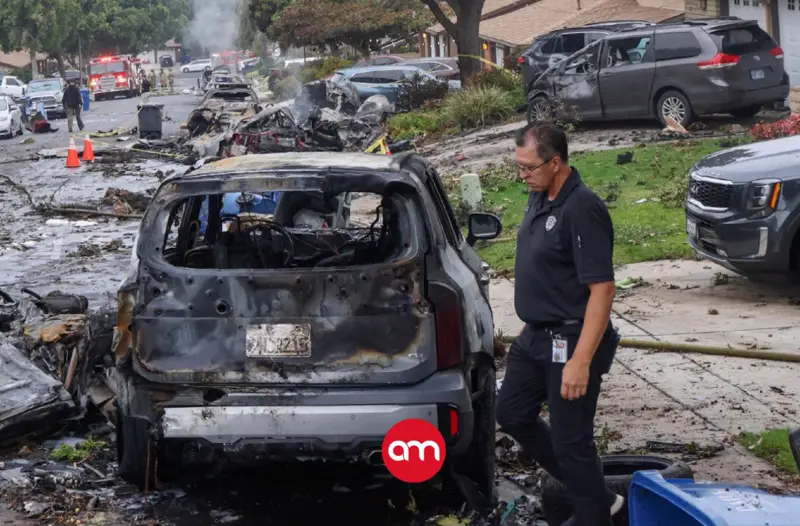 Tragedia aérea en San Diego: Avioneta se estrella en residencial y deja múltiples víctimas