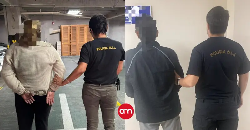 Pareja colombiana detenida en La Uruca por millonario robo mediante marcaje bancario