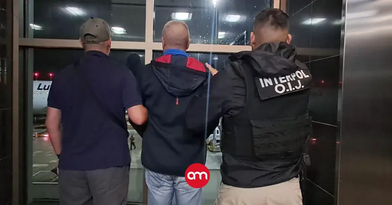 Narco croata detenido en Costa Rica es extraditado para enfrentar la justicia de su país