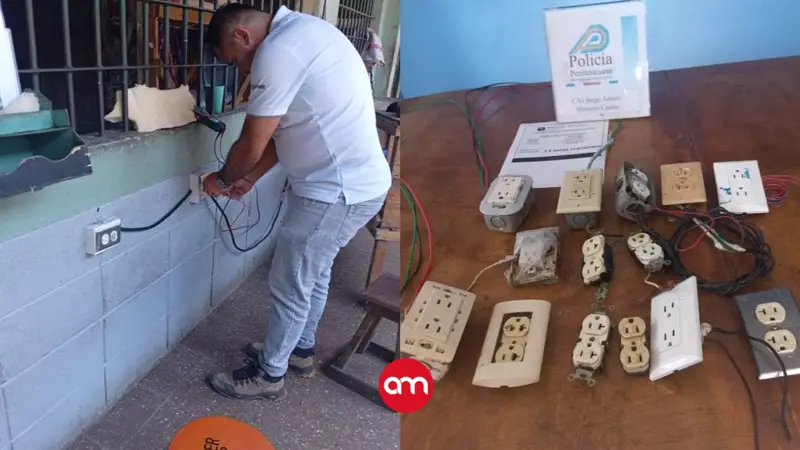 Tras orden de la presidenta, retiran centenares de tomacorrientes de cárceles