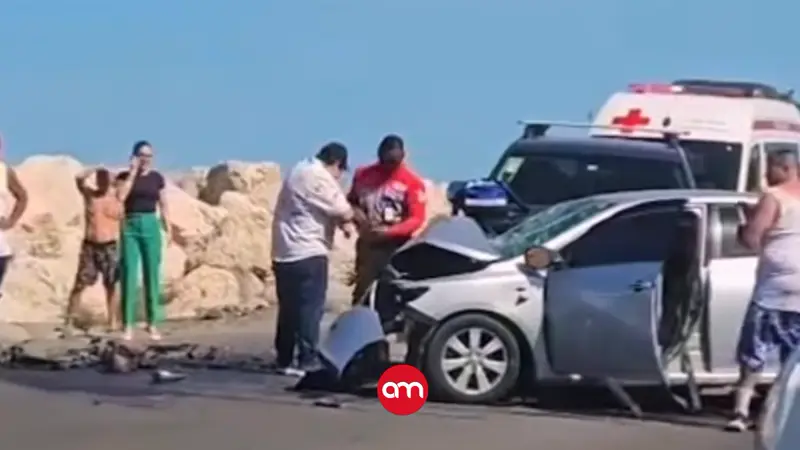Diputado sufre accidente de tránsito y es trasladado al hospital