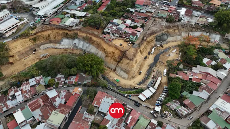 CNE corre para finalizar obras que evitarían deslizamientos e inundaciones en Desamparados: Proyecto lleva 60% de avance