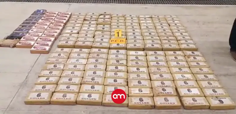 Cae camionero en la frontera con cargamento de casi 500 kilos de droga
