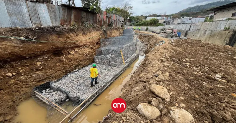 CNE construye 32 obras para proteger a familias afectadas por crecidas del río Cañas en Aserrí, Desamparados y Alajuelita