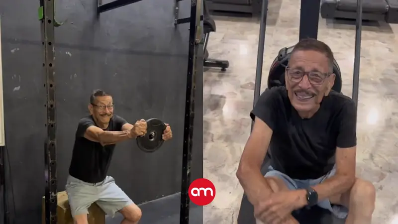 Abuelito del CrossFit": tiene 85 años, entrena todos los días y motiva al mundo con su energía