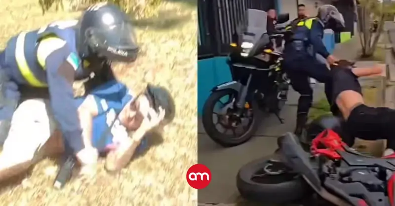 (Videos) A gritos, hombres terminan suplicando ayuda de sus esposas tras ser arrestados en San José