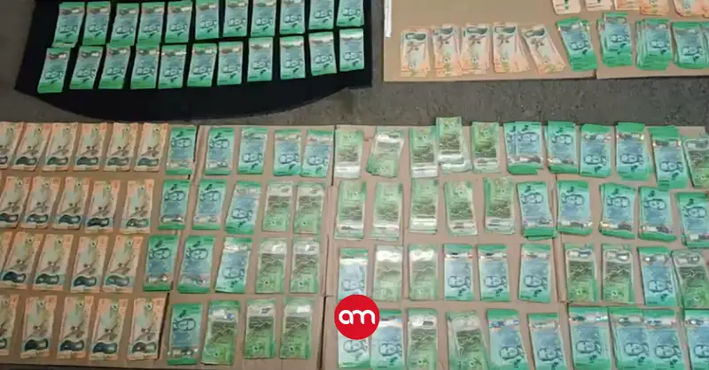 Detienen dos orientales en la Ruta 27 con más de ¢30 millones en efectivo