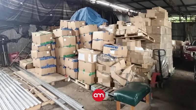 OIJ allana bodegas y recupera mercadería tras robo de contenedor en Ciudad Neily