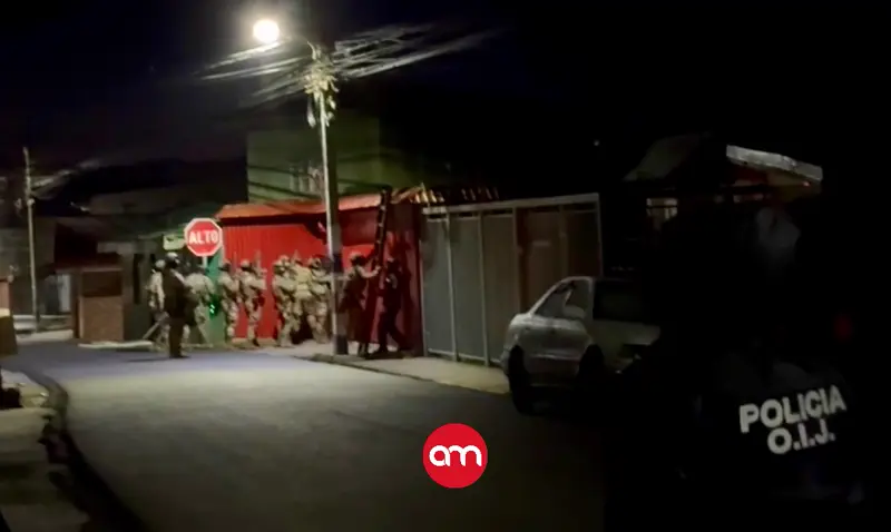 Megaoperativo del OIJ sacude Cartago: 19 allanamientos y 15 detenidos por red de autos robados y un homicidio