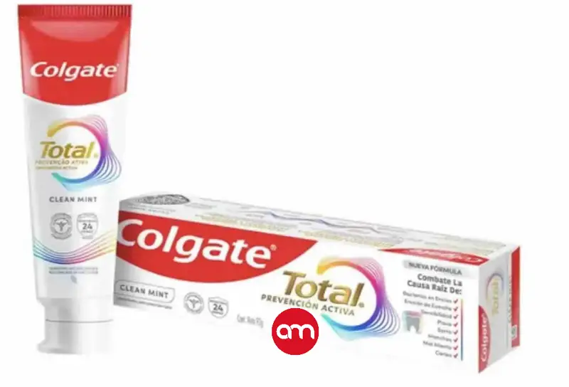Retiran del mercado pasta Colgate Total Clean Mint por posibles efectos adversos