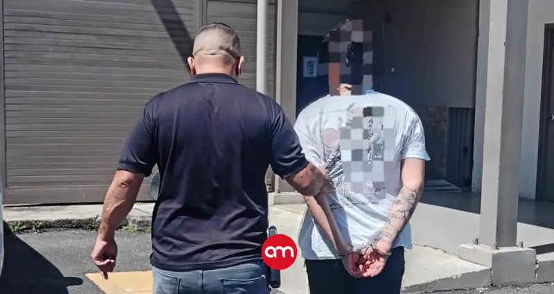 OIJ captura joven que agredió con arma de fuego a conductor durante pelea de tránsito en cruce de Taras-La Lima