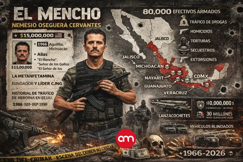 La caída de El Mencho deja una estela de sangre: casi 60 muertos en México