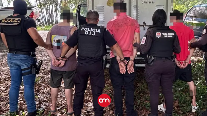 Desmantelan punto de narcomenudeo en San Ramón y captura a tres hombres