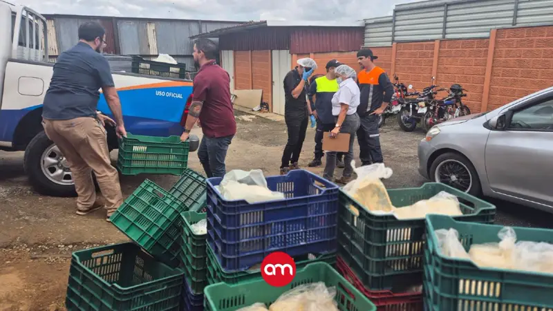 Decomisan miles de kilos de carnes, embutidos y quesos en clausura a comercio