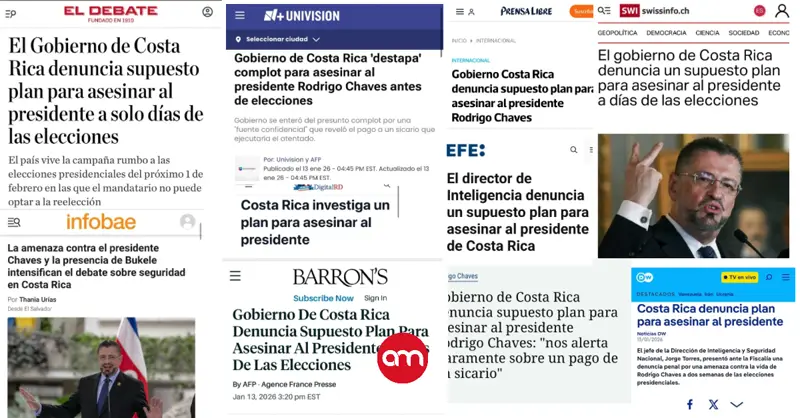Noticia sobre supuesto plan contra Chaves le da la vuelta al mundo: esto dice la prensa