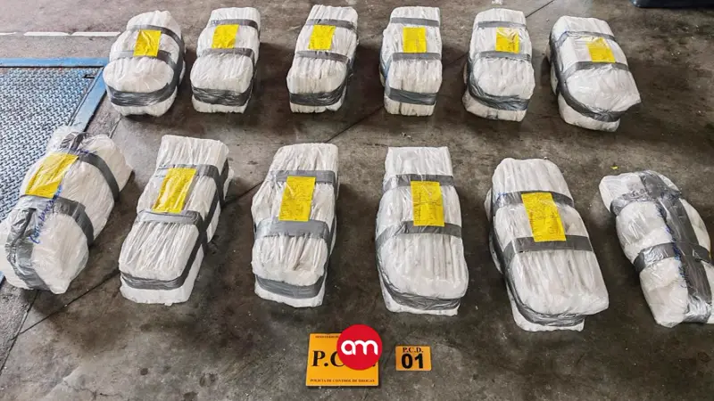 Policía detecta cargamento de droga oculto en contenedor con verduras que iba hacia Países Bajos
