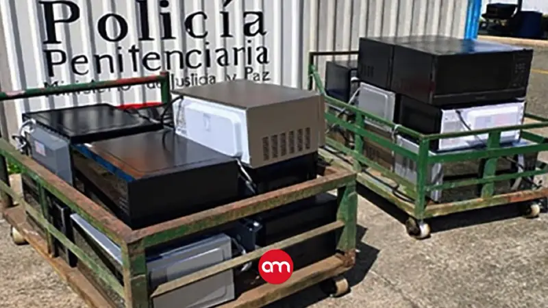 Adiós a los microondas en las cárceles: Policía Penitenciaria retira 263 equipos y analiza donarlos a escuelas y hogares