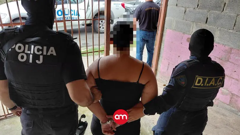 OIJ captura a mujer que usaba su hogar en Turrialba como venta de drogas