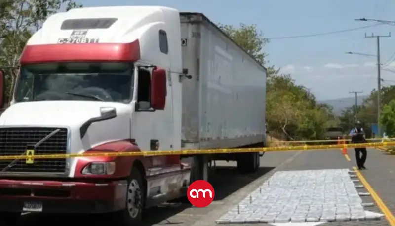 Cae trailero guatemalteco en Nicaragua con más de mil kilos de droga que salieron de Costa Rica
