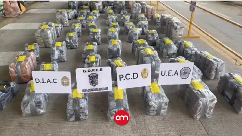 Guardacostas y DEA propinan gran golpe al narco internacional frente a las costas de Osa