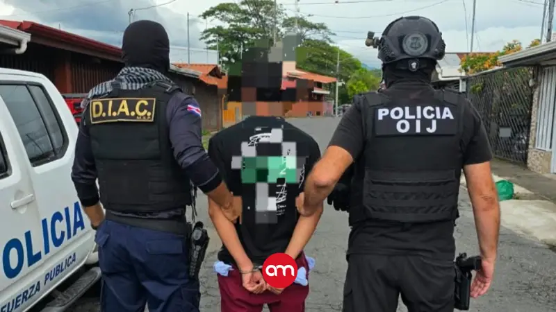 Cayó a los 19: OIJ captura a joven por crimen que dejó a otro muchacho muerto y a una menor herida