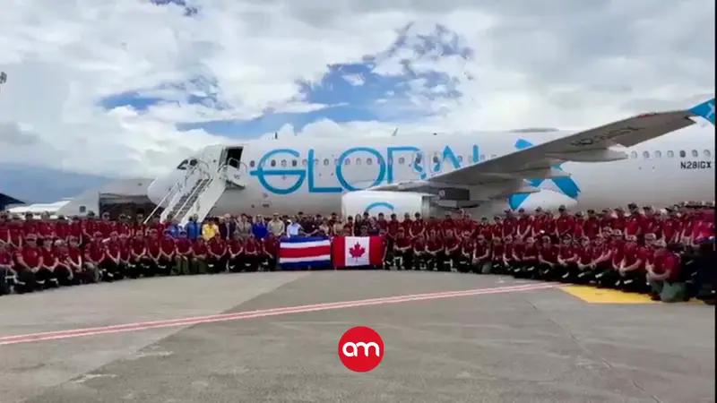 Bomberos y especialistas de Costa Rica parten a Canadá para combatir incendios forestales