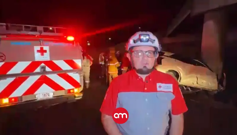 Violento accidente deja un hombre muerto en las cercanías del Juan Santamaría
