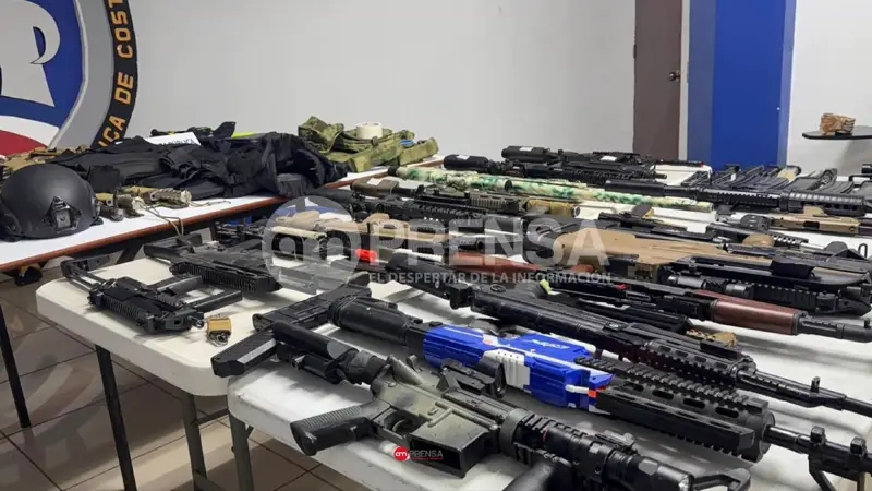 El detalle sin mencionar: arsenal hallado en Cartago estaba a tan solo un kilómetro de la casa de Laura Fernández