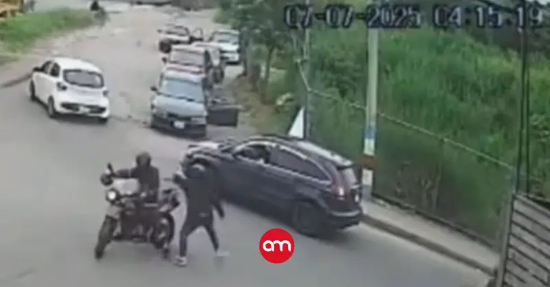 (Video) Cámara capta violento ataque a balazos que cobró la vida de conductor en Cartago