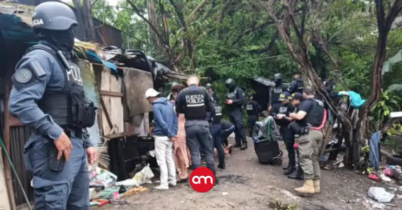 Policía toma Pavas y arresta 11 prófugos, decomisan armas, drogas y vehículos