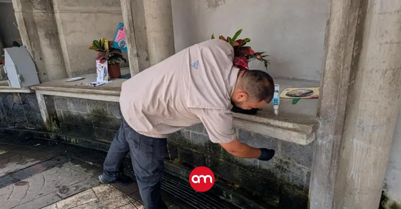 Ministerio de Salud analiza agua de las piletas de la Basílica de Los Ángeles