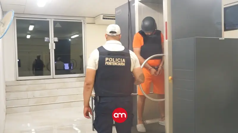Rodeados por un impresionante operativo: así trasladaron a “Diablo” y “Tan” a los Tribunales para audiencia con un juez