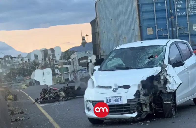 Sin casco y contravía… el final fue mortal para un joven en en plena autopista