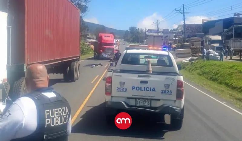 Violento choque en la ruta 32 cobra la vida de un motociclista